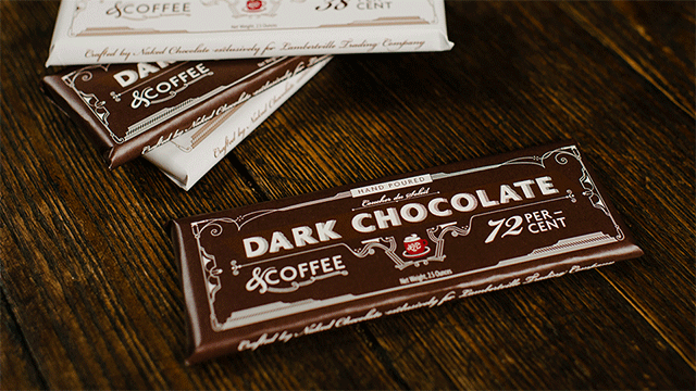 dark chocolate bar with kobrick coffee
